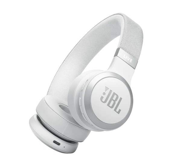 JBL Live 670NC Bluetooth fejhallgató, fehér