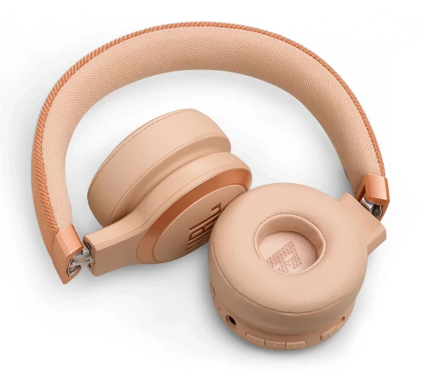 JBL Live 670NC Bluetooth fejhallgató, homok