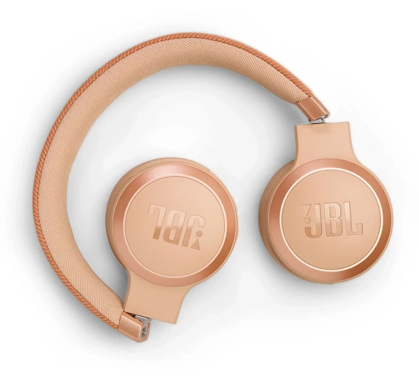 JBL Live 670NC Bluetooth fejhallgató, homok