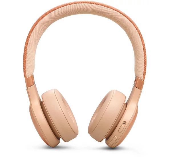 JBL Live 670NC Bluetooth fejhallgató, homok