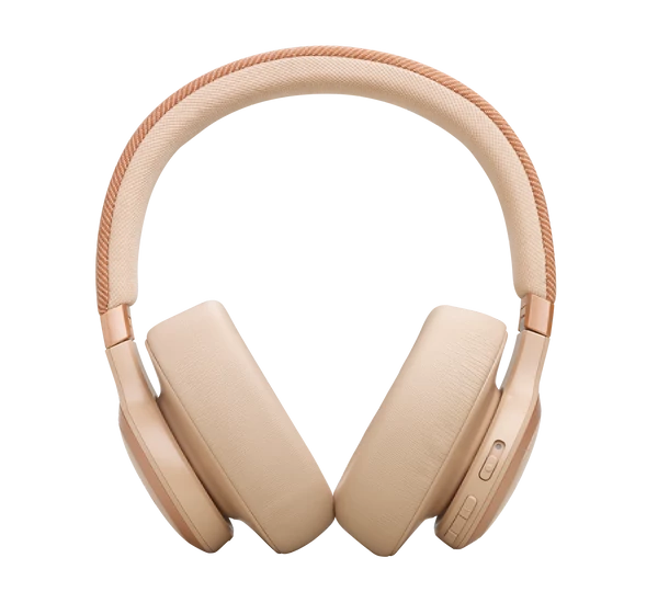 JBL Live 770NC Bluetooth fejhallgató, bézs