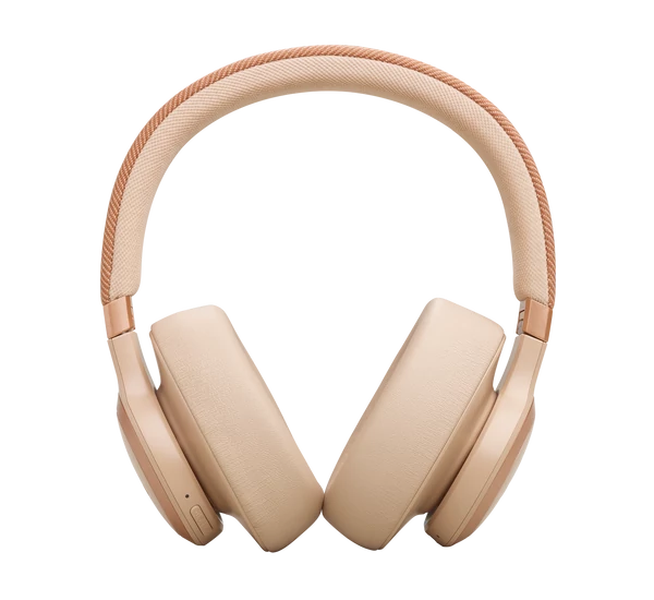 JBL Live 770NC Bluetooth fejhallgató, bézs