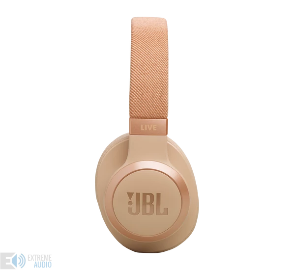 JBL Live 770NC Bluetooth fejhallgató, bézs