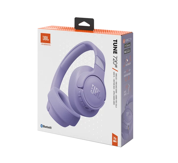 JBL Tune 720BT Bluetooth fejhallgató, lila