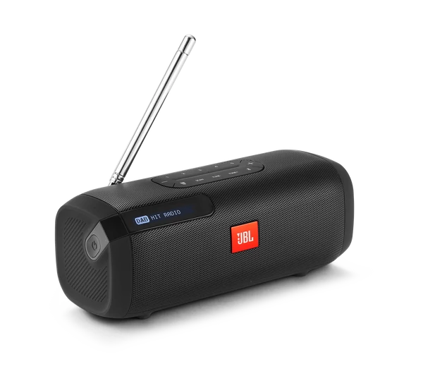 JBL Tuner hordozható Bluetooth hangszóró rádióval, fekete