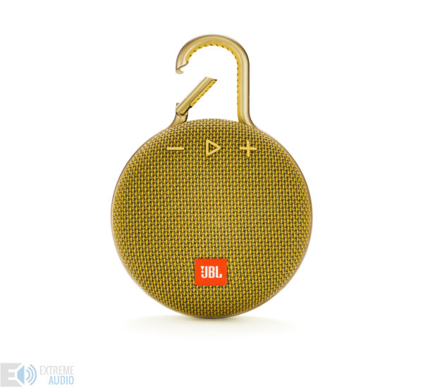 JBL Clip 3 vízálló Bluetooth hangszóró (Mustard Yellow) sárga