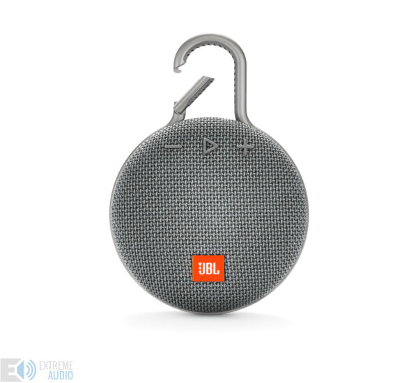 JBL Clip 3 vízálló Bluetooth hangszóró (Stone Grey) szürke