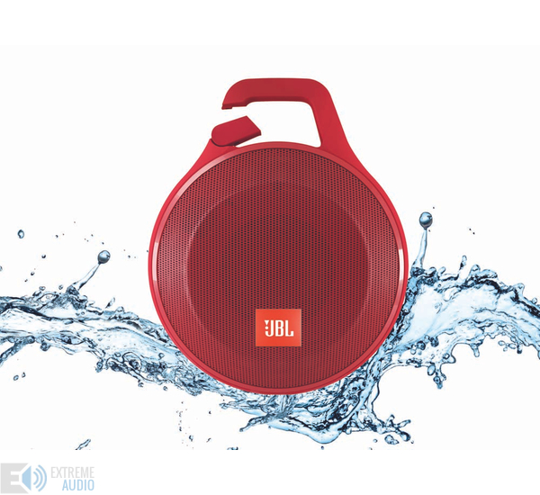 JBL Clip+ vízálló bluetooth hangszóró, piros