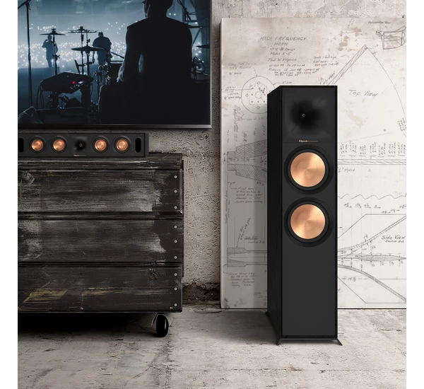 Klipsch R-800F frontsugárzó, fekete