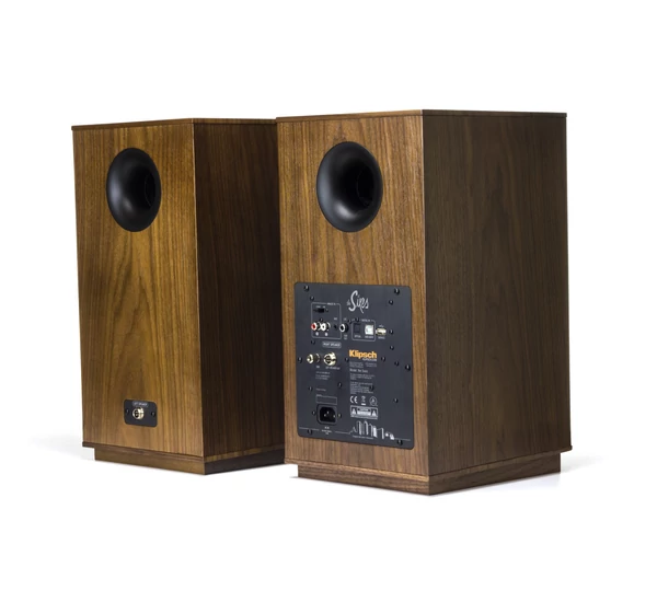 Klipsch The Sixes, aktív hangszóró pár, dió
