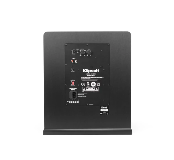Klipsch R-112SW mélysugárzó, fekete