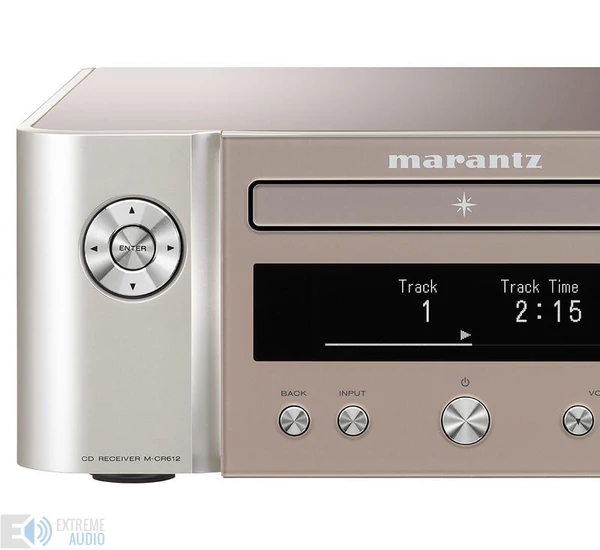 Marantz Melody X M-CR612 sztereó Hi-Fi elektronika, arany-ezüst