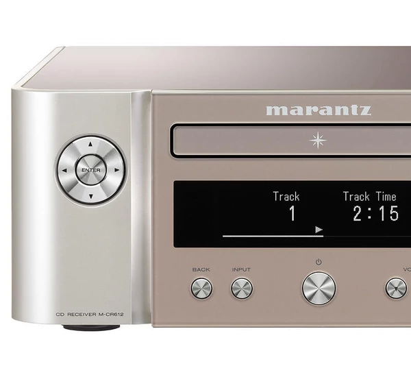 Marantz Melody X M-CR612 sztereó Hi-Fi elektronika, arany-ezüst
