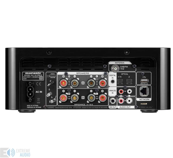 Marantz Melody X M-CR612 sztereó Hi-Fi elektronika, fekete