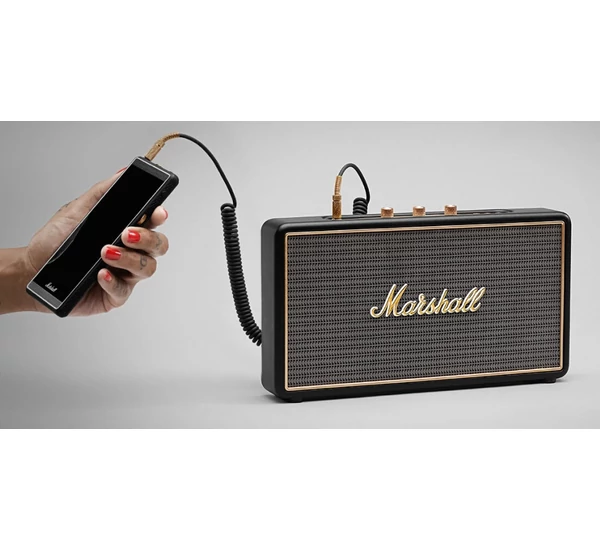 MARSHALL Stockwell Hordozható Bluetooth hangszóró Fekete