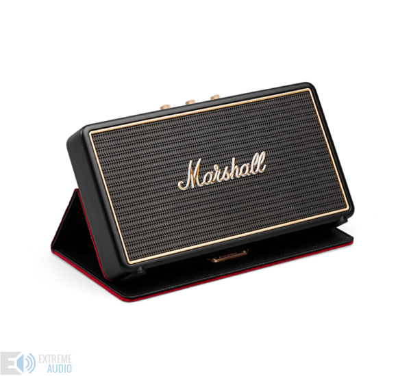 MARSHALL Stockwell  Hordozható Bluetooth hangszóró + Flip-tok, fekete