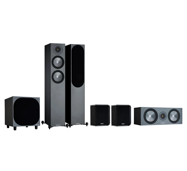 Monitor Audio Bronze 200 6G 5.1 hangfal szett, fekete