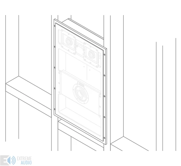 Monitor Audio Invisible IV140 falba építhető hangsugárzó