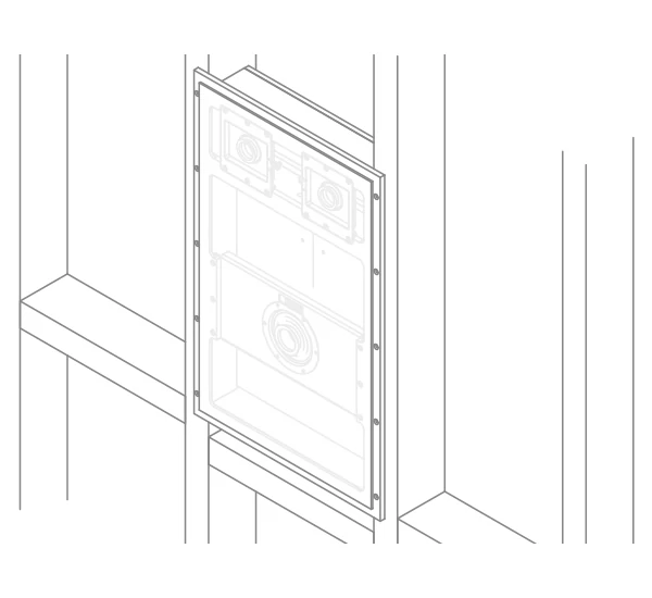 Monitor Audio Invisible IV140 falba építhető hangsugárzó
