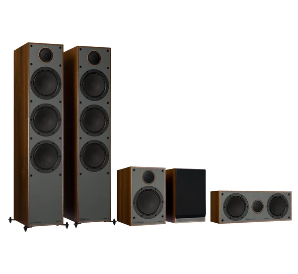 Monitor Audio Monitor 300 5.0 hangsugárzó szett, dió