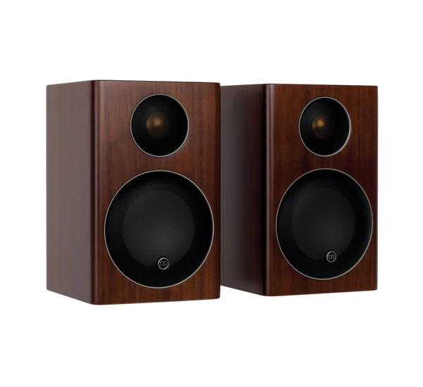 Monitor Audio Radius 90 lifestyle polcsugárzó, zongoralakk dió