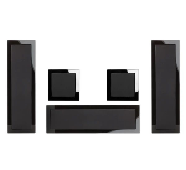 Monitor Audio SoundFrame On-Wall 5.0 hangsugárzó szett, lakk fekete
