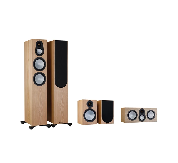 Monitor Audio Silver 300 7G 5.0 hangfal szett, natúr