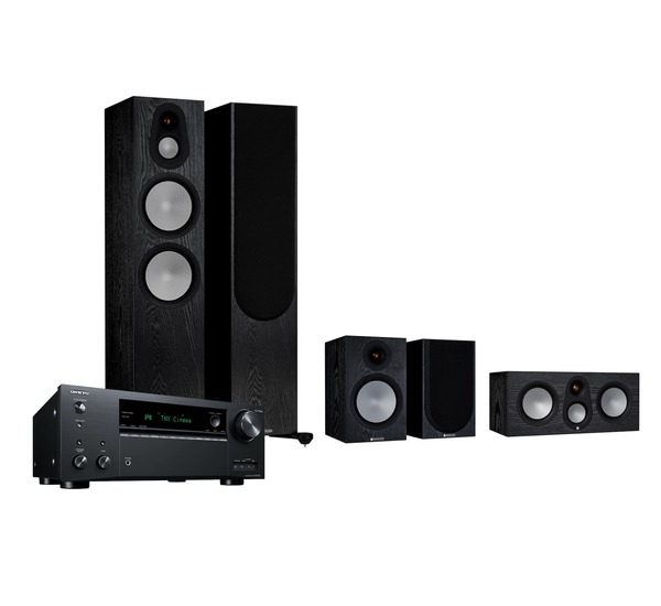 Onkyo TX-NR7100 + Monitor Audio Silver 500 7G 5.0 házimozi szett