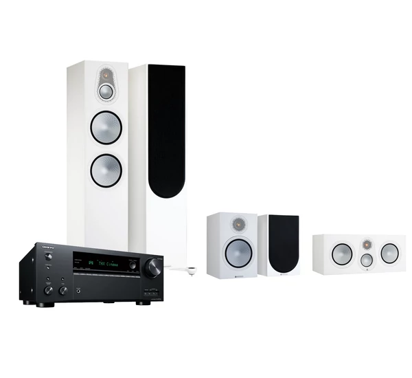 Onkyo TX-NR7100 + Monitor Audio Silver 500 7G 5.0 házimozi szett