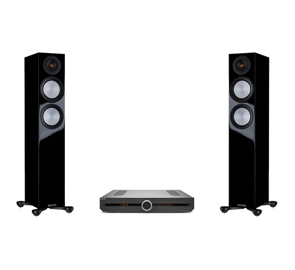Roksan Attessa streaming, hálózati erősítő + Monitor Audio Silver 200 7G sztereó szett