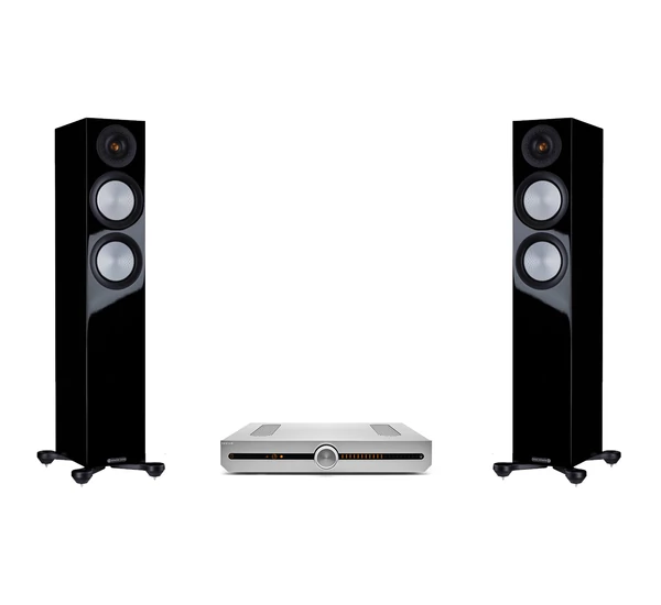 Roksan Attessa streaming, hálózati erősítő + Monitor Audio Silver 200 7G sztereó szett