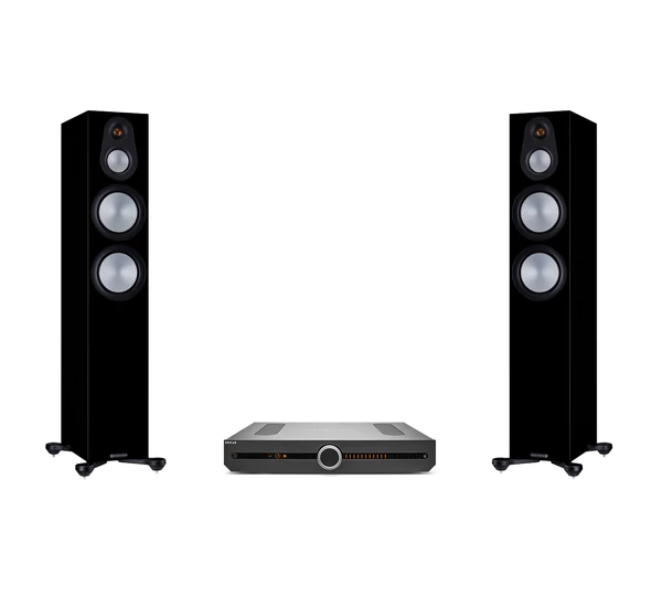 Roksan Attessa streaming, hálózati erősítő + Monitor Audio Silver 300 7G sztereó szett