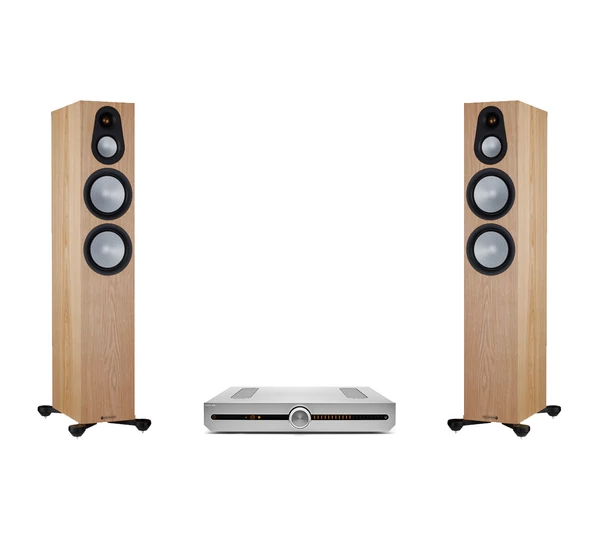 Roksan Attessa streaming, hálózati erősítő + Monitor Audio Silver 300 7G sztereó szett