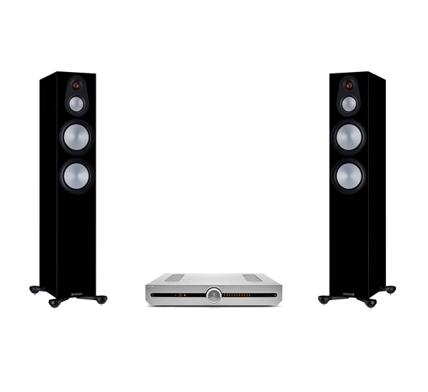 Roksan Attessa streaming, hálózati erősítő + Monitor Audio Silver 300 7G sztereó szett