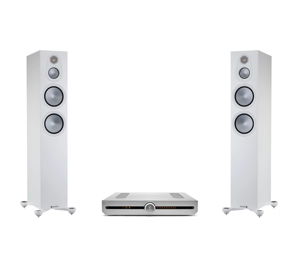 Roksan Attessa streaming, hálózati erősítő + Monitor Audio Silver 300 7G sztereó szett