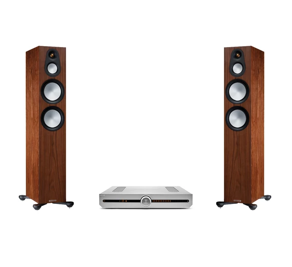 Roksan Attessa streaming, hálózati erősítő + Monitor Audio Silver 300 7G sztereó szett