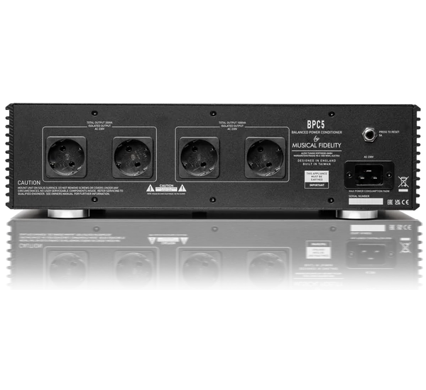 MUSICAL FIDELITY BPC5 tápkondicionáló, fekete