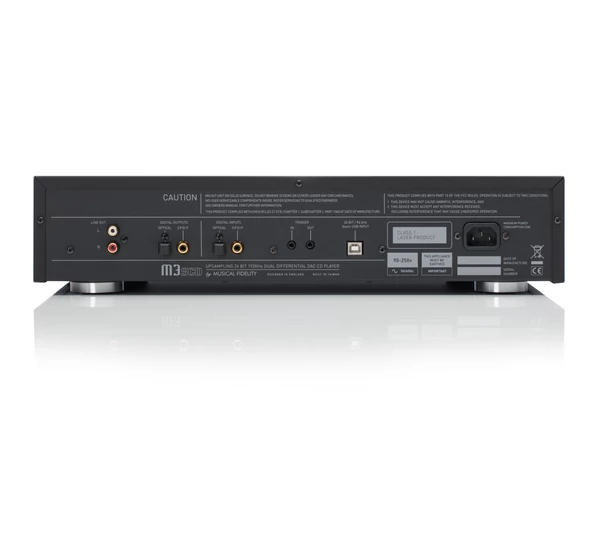 MUSICAL FIDELITY M3scd CD lejátszó, DAC, ezüst (Bemutató darab)