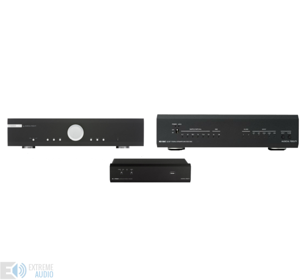 Musical Fidelity M5SI + MX-Stream + MX-DAC elektronika szett, fekete