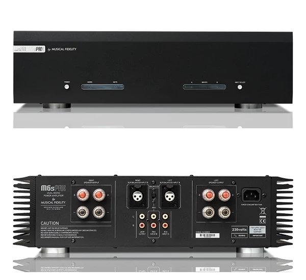 MUSICAL FIDELITY M6s PRX végerősítő, fekete