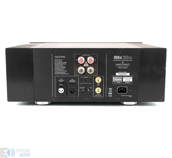 Musical Fidelity M8s-700m mono végerősítő, ezüst