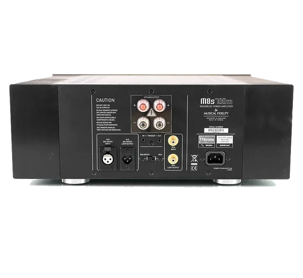 Musical Fidelity M8s-700m mono végerősítő, fekete