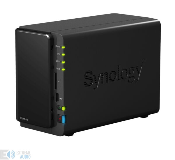 Synology DiskStation DS214play, 2-lemezes NAS otthonra