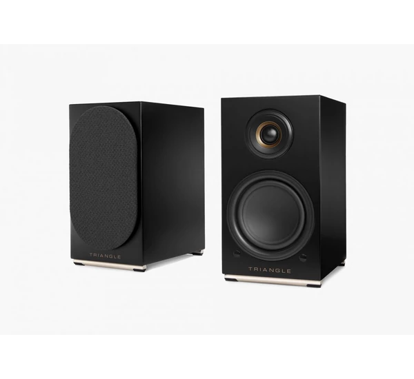 Triangle AIO TWIN vezeték nélküli polcsugárzó pár, grafit fekete