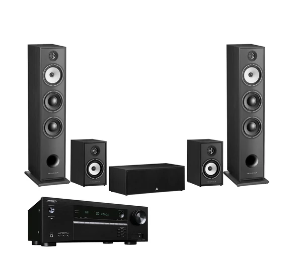 Onkyo TX-SR494 DAB 7.2 + Triangle Borea BR08 5.0 házimozi szett