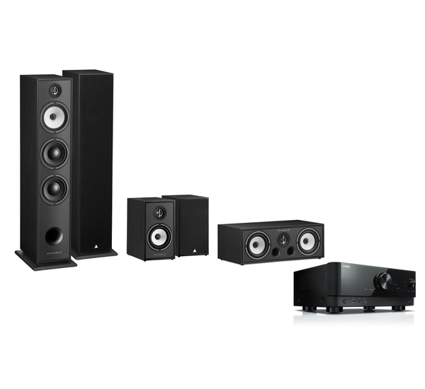Yamaha RX-V4A + Triangle Borea BR08 5.0 házimozi szett, fekete