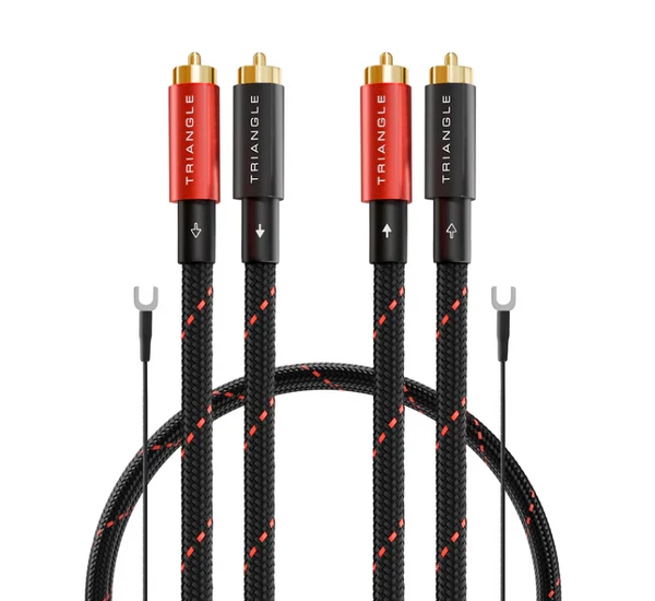 TRIANGLE RED Sztereó RCA kábel, 1m