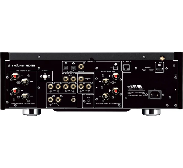 Yamaha R-N2000A sztereó hálózati rádióerősítő, fekete