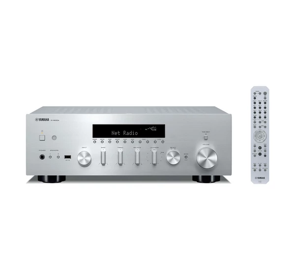 Yamaha R-N600A sztereó hálózati rádióerősítő, ezüst
