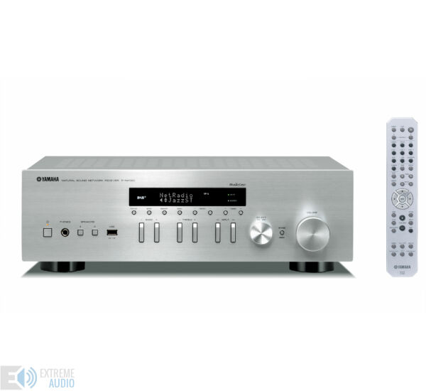 Yamaha R-N402D sztereó hálózati rádióerősítő MusicCast, ezüst